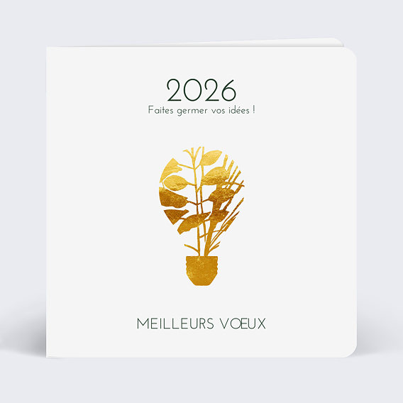 Carte De Voeux Entreprise Nature Lumineuse Popcarte