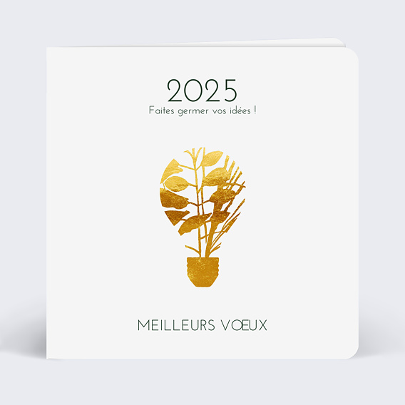 Carte de vœux entreprise Nature Lumineuse