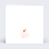 Carte de voeux Dorure Hello New Year Verso