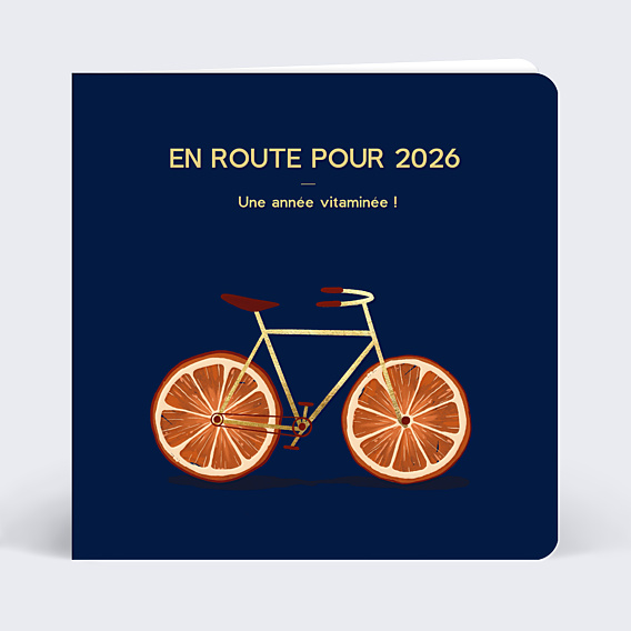 Carte de Voeux Entreprise Année Vitaminée