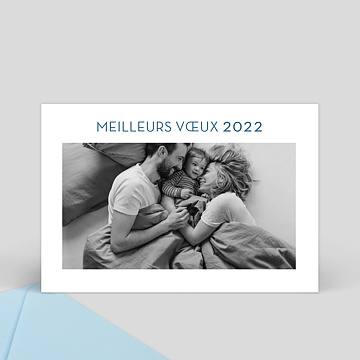 Carte de Voeux Particuliers Tendance minimaliste