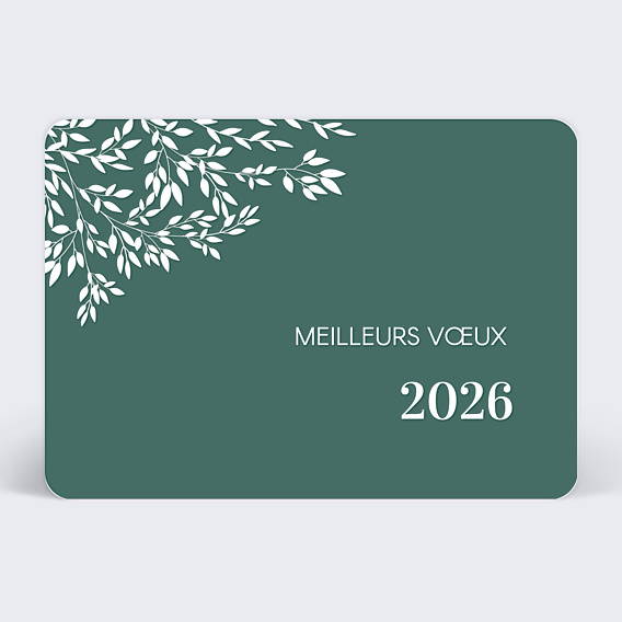 Carte de Voeux Particuliers Durable