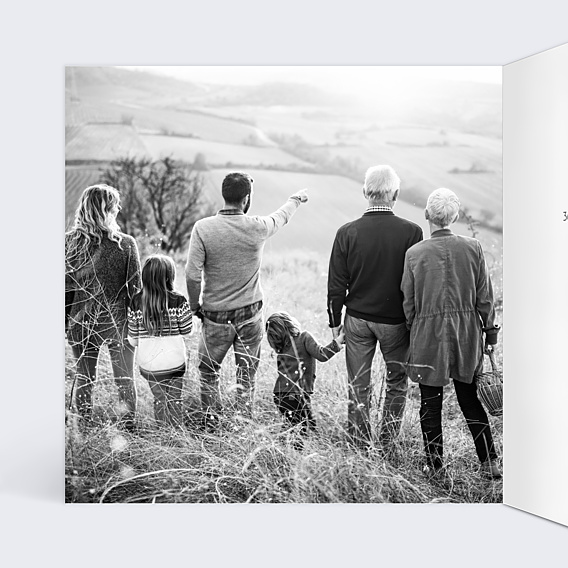 Carte de Voeux Particuliers Dorure Etoiles Photo