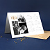 Carte de voeux Calendrier Jeu typographique Après 4