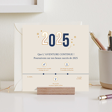 Carte de Voeux Entreprise Rtrospective