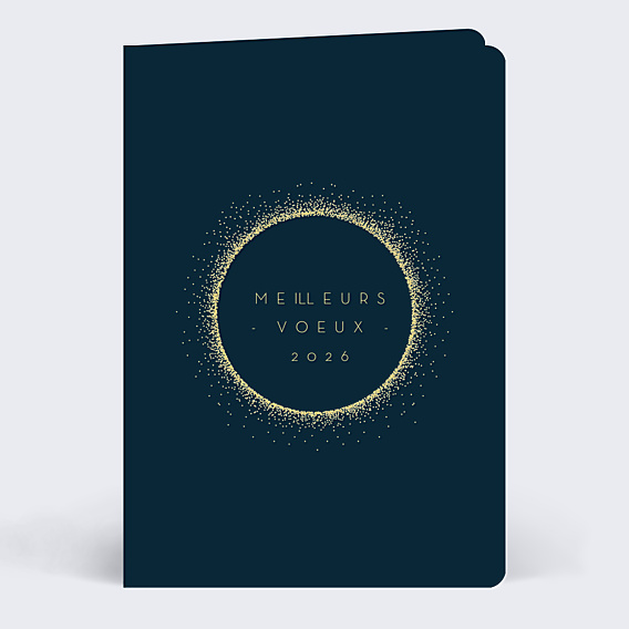 Carte de Voeux Particuliers Halo lumineux