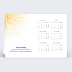 Carte de vœux entreprise Calendrier Jolie Terre Verso
