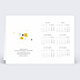 Carte de vœux entreprise Calendrier Sapin Étoilé Verso
