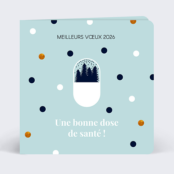 Carte de Voeux Entreprise Dose de Santé 