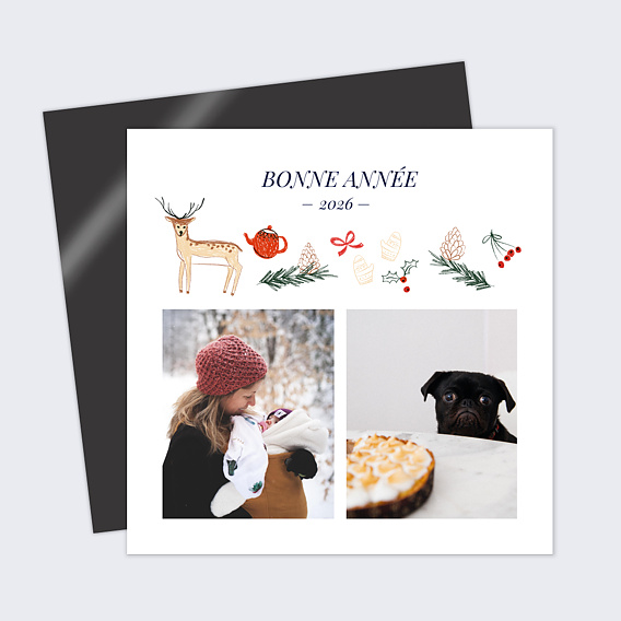 Carte de voeux Fin d'année