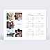 Carte de Voeux Particuliers Calendrier Puzzle