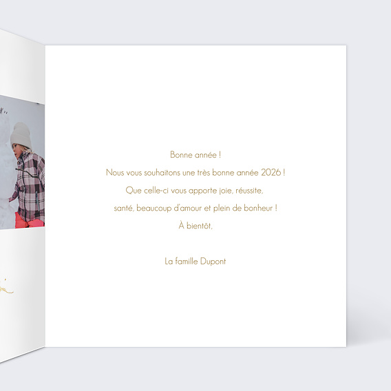 Carte de voeux Sibérie Intérieur Droit