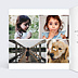 Carte de Voeux Particuliers Dorure Etoiles 4 Photos