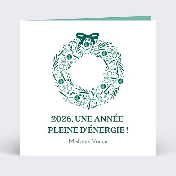 Carte de Voeux Entreprise Nature Couronne