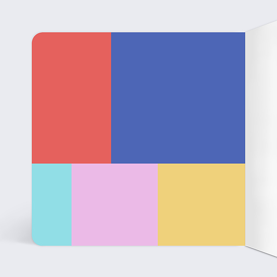 Carte de vœux entreprise Portrait des Collaborateurs Intérieur Gauche