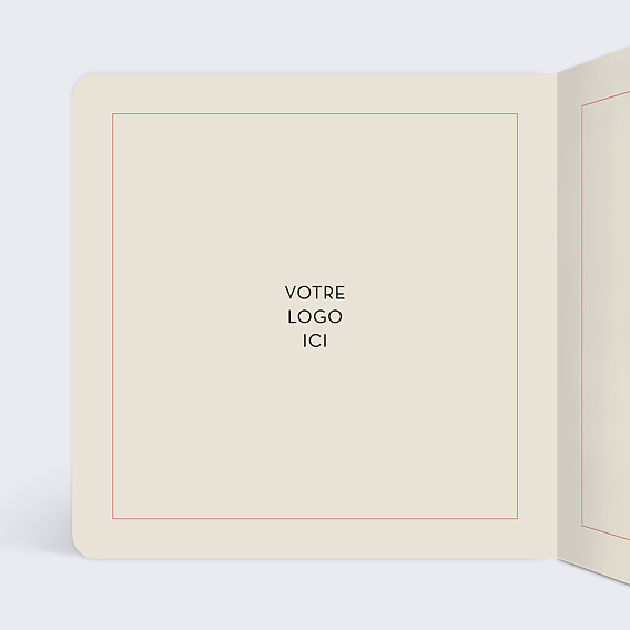 Carte de vœux entreprise Citation Espoirs Intérieur Gauche