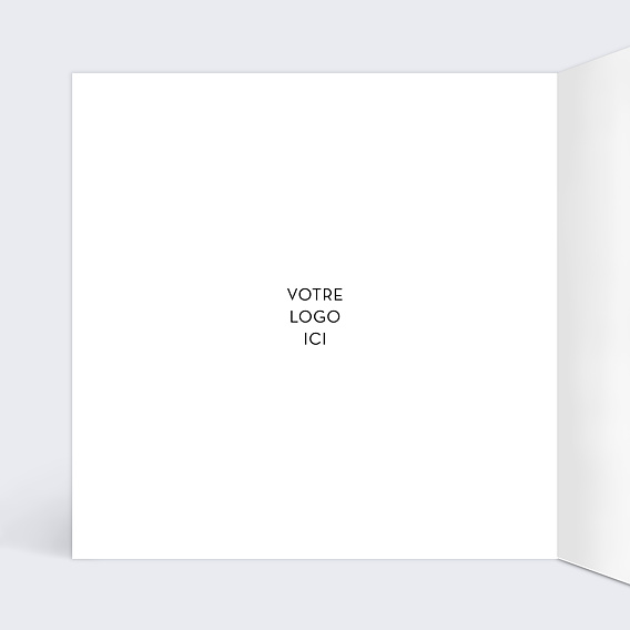 Carte de vœux entreprise Citation Changer le Monde Intérieur Gauche