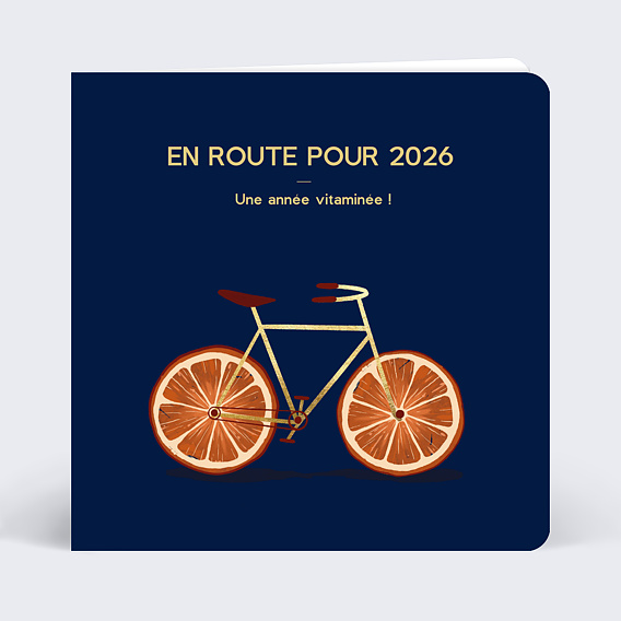 Carte de Voeux Entreprise Année Vitaminée