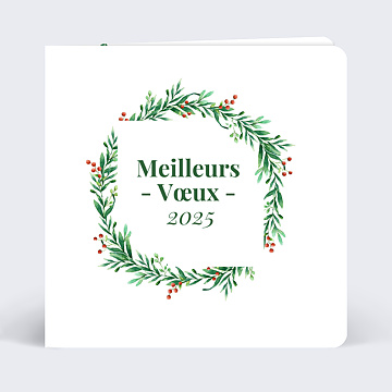 Carte de Voeux Noël délicat 