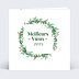 Carte de vœux entreprise Couronne de Noël 