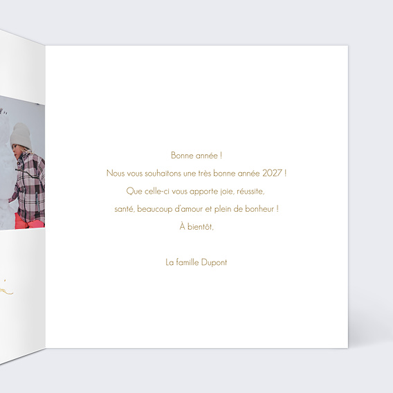 Carte de Voeux Particuliers Sibérie