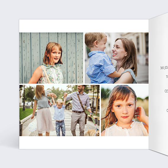 Carte de Voeux Particuliers Dorure Etoiles 3 Photos