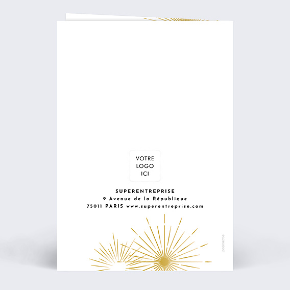 Carte de Voeux Entreprise Firework