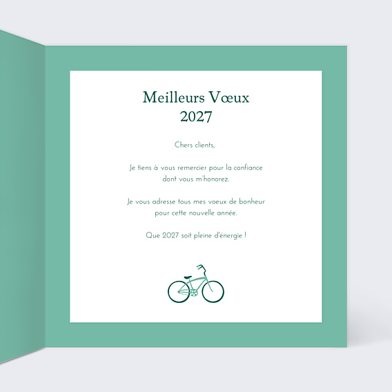 Carte de Voeux Entreprise Nature Couronne