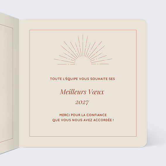 Carte de Voeux Entreprise Citation Espoirs