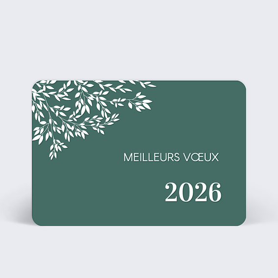 Carte de Voeux Particuliers Durable