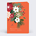 Carte de voeux Bouquet hivernal