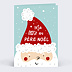 Carte de Noël Lettre au Père Noël