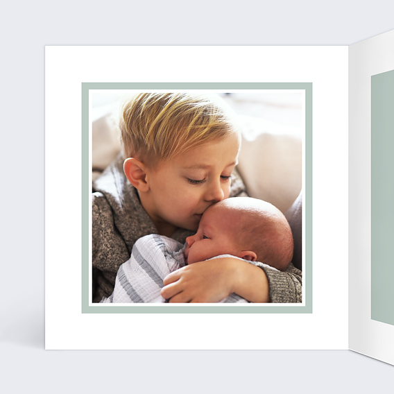 Carte de voeux Portrait de Famille Intérieur Gauche