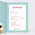 Carte de Noël Lettre au Père Noël
