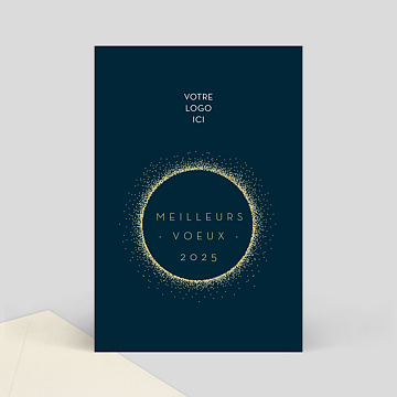 Carte de Voeux Entreprise Halo de Lumière