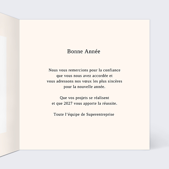 Carte de Voeux Entreprise Haute en Couleurs