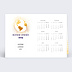 Carte de vœux entreprise Calendrier Jolie Terre