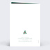 Carte de Voeux Particuliers Branches de houx