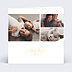 Carte de Voeux Particuliers Dorure Etoiles Photos