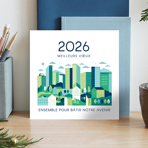 Carte de vœux entreprise Avenir Après 1