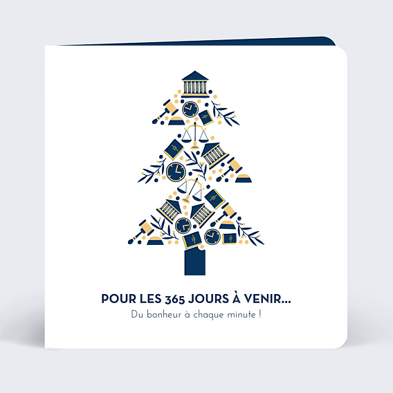Carte de Voeux Entreprise Justice Sapin 
