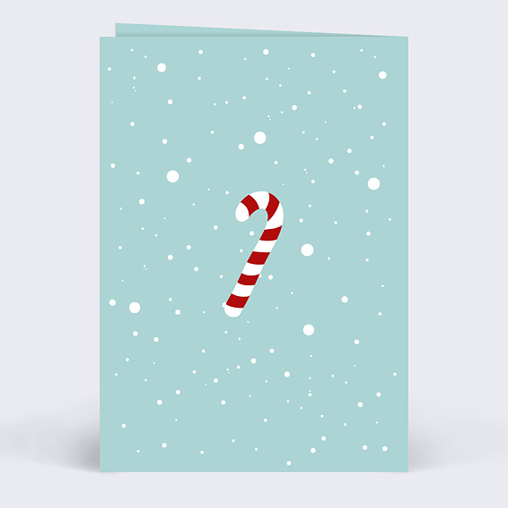 Carte de Noël Lettre au Père Noël Verso