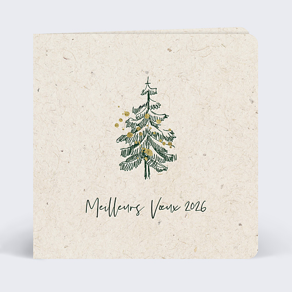 Carte de Voeux Particuliers Mon beau sapin