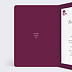 Carte de vœux entreprise Vin  Intérieur Gauche