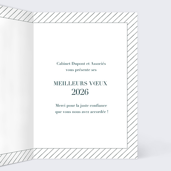 Carte de vœux entreprise Juridique Intérieur Droit