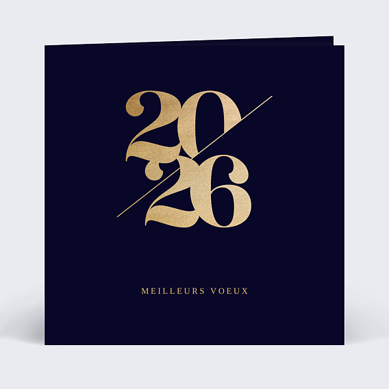 Carte de vœux entreprise Vingt sur Vingt Recto