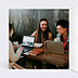 Carte de Voeux Entreprise Dorure Petites Etoiles Photo