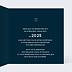 Carte de vœux entreprise Art Déco Intérieur Droit