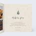 Carte de voeux Mon beau sapin Intérieur Droit