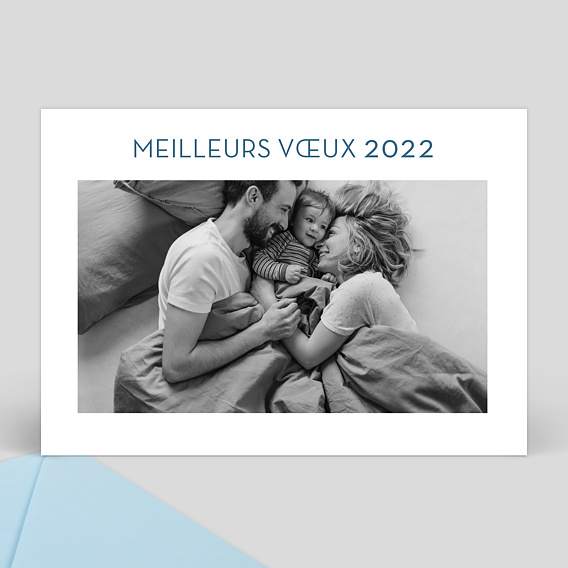 Carte de Voeux Particuliers Tendance minimaliste